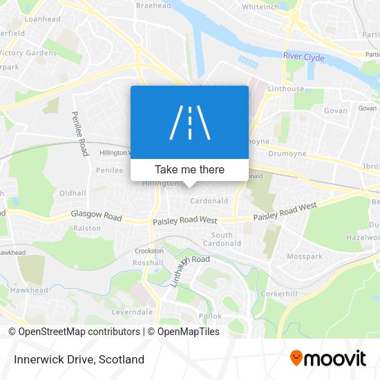 Innerwick Drive map