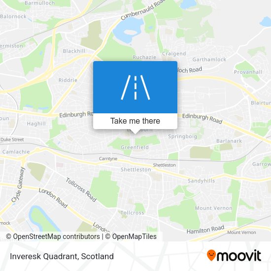 Inveresk Quadrant map