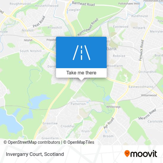 Invergarry Court map