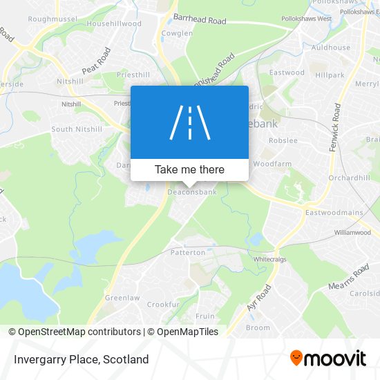 Invergarry Place map