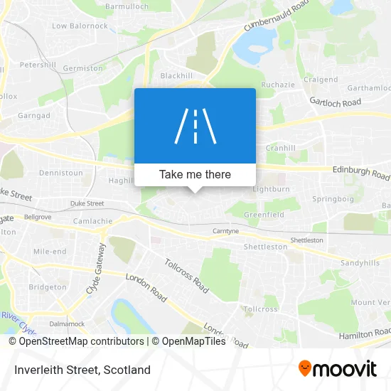 Inverleith Street map