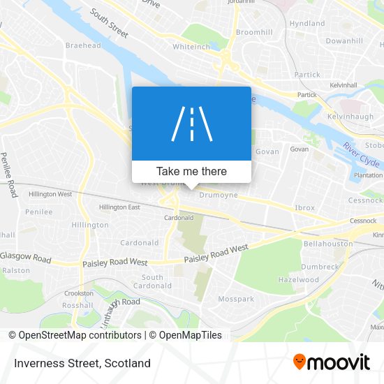 Inverness Street map