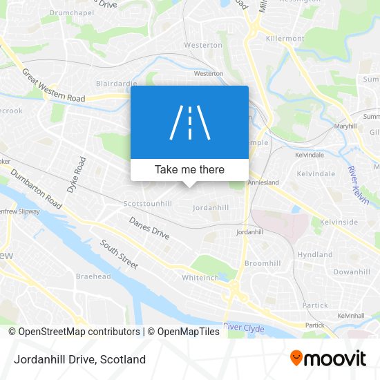 Jordanhill Drive map