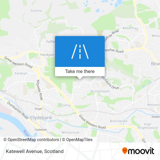 Katewell Avenue map