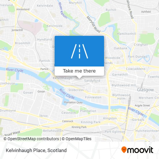 Kelvinhaugh Place map