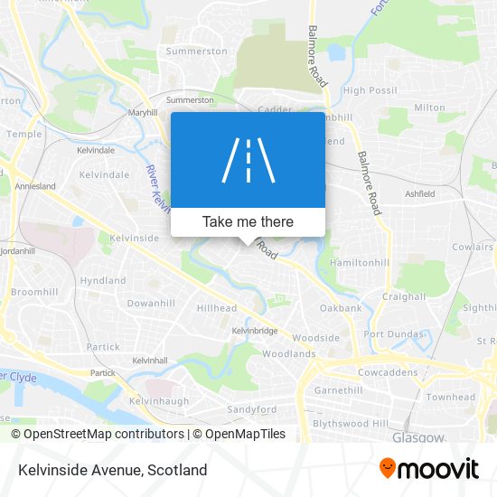 Kelvinside Avenue map