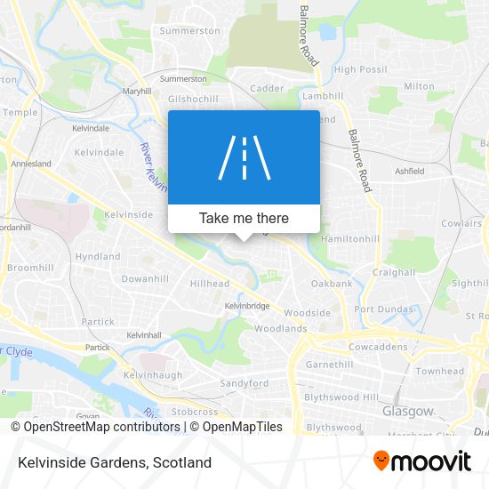 Kelvinside Gardens map