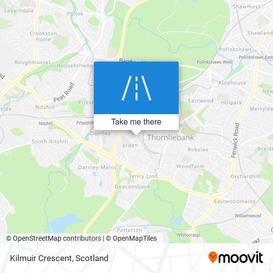 Kilmuir Crescent map