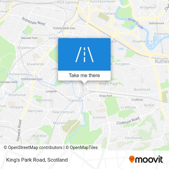King's Park Road map
