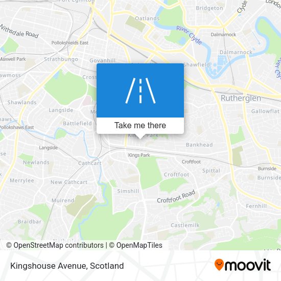 Kingshouse Avenue map