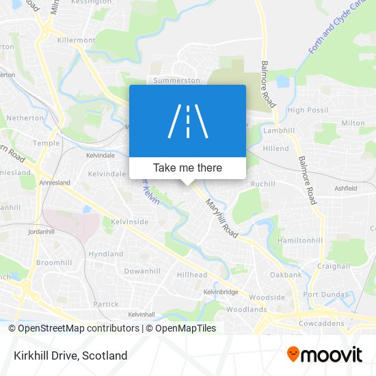 Kirkhill Drive map