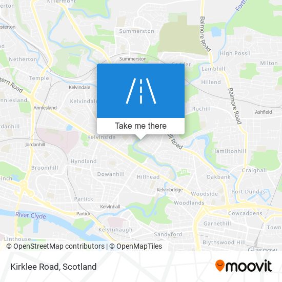 Kirklee Road map
