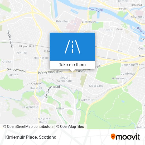 Kirriemuir Place map
