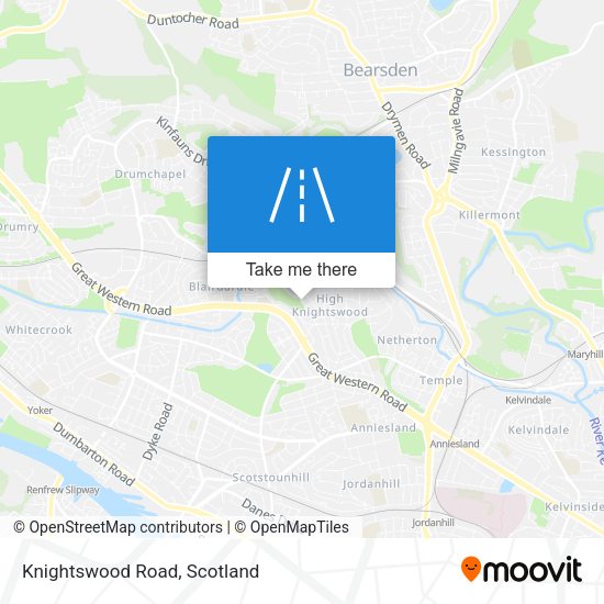 Knightswood Road map