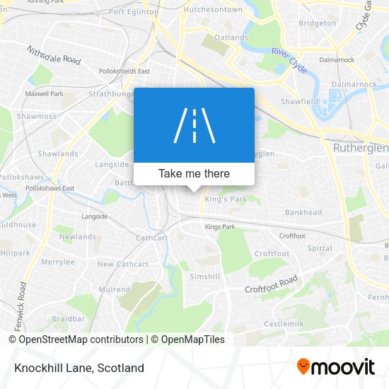 Knockhill Lane map