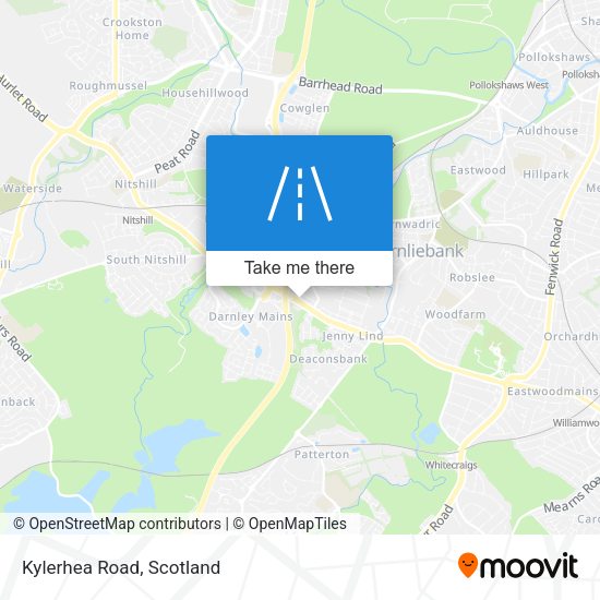 Kylerhea Road map