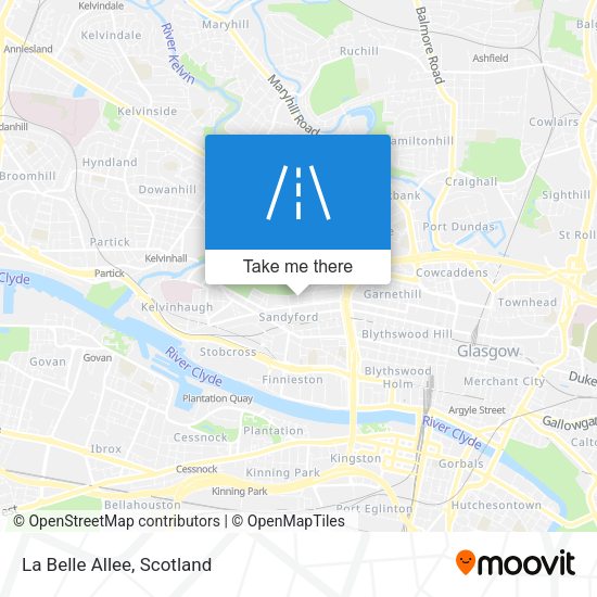 La Belle Allee map