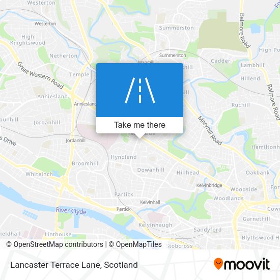 Lancaster Terrace Lane map