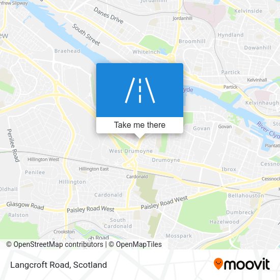 Langcroft Road map