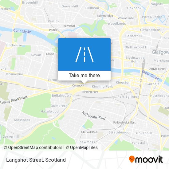Langshot Street map