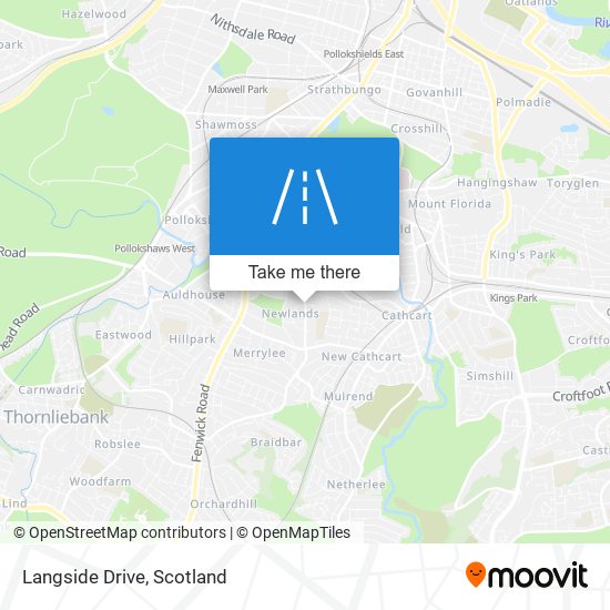 Langside Drive map