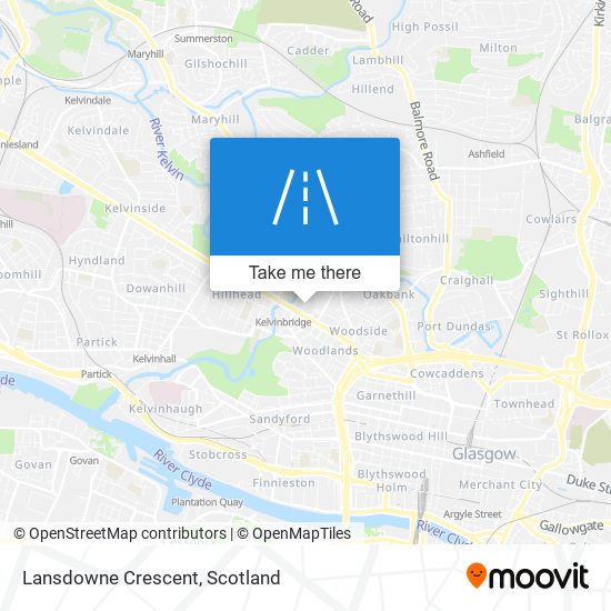 Lansdowne Crescent map