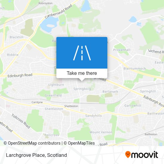 Larchgrove Place map