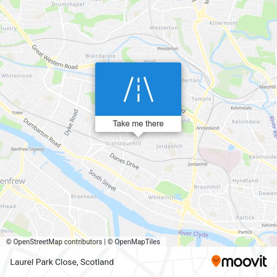 Laurel Park Close map