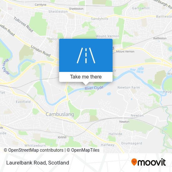 Laurelbank Road map
