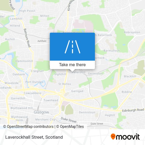 Laverockhall Street map