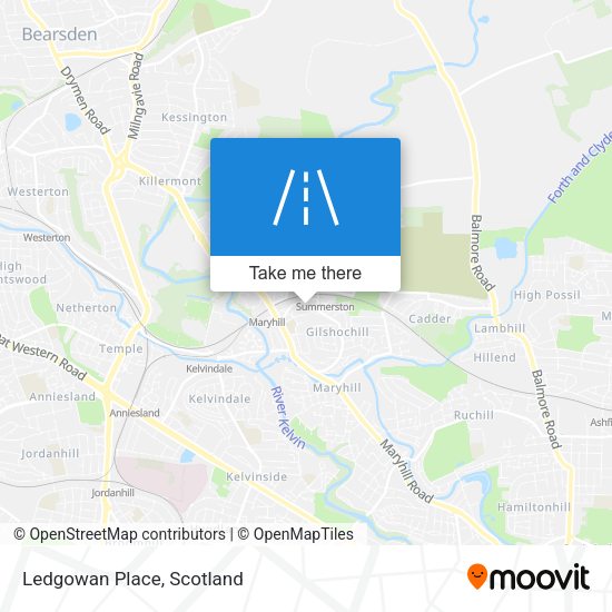 Ledgowan Place map