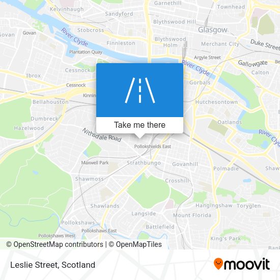 Leslie Street map