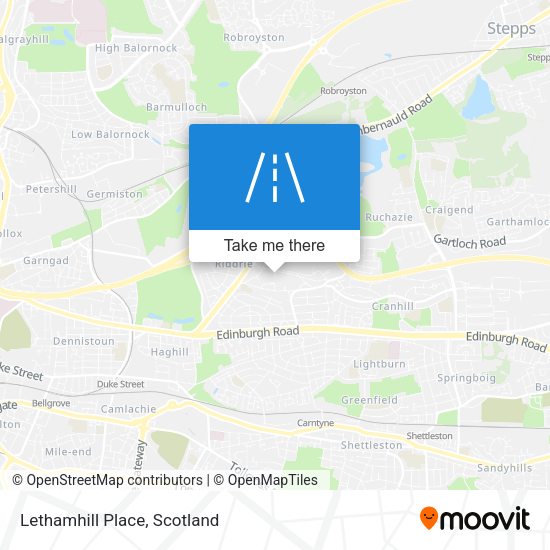 Lethamhill Place map