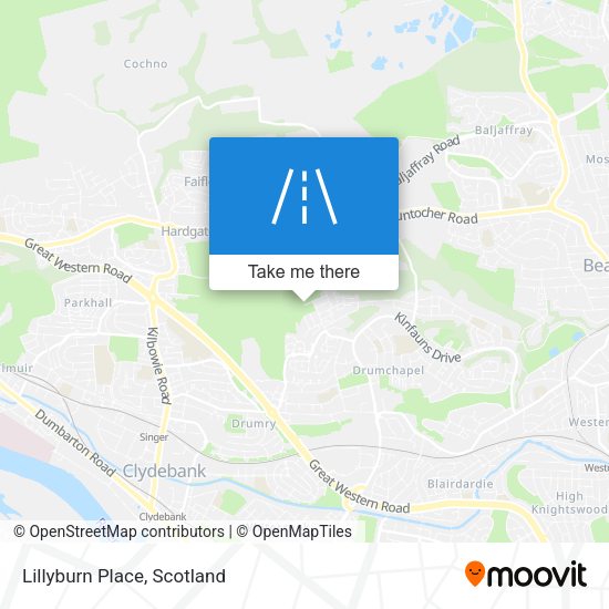 Lillyburn Place map