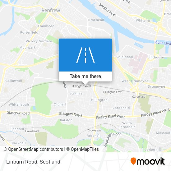 Linburn Road map
