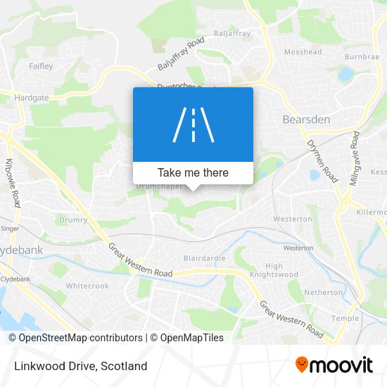 Linkwood Drive map