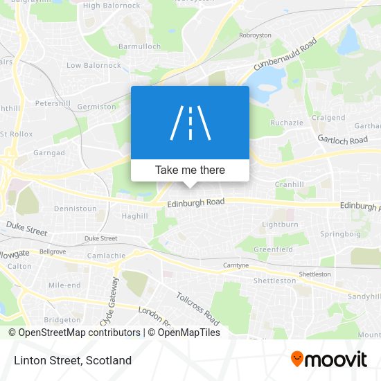 Linton Street map