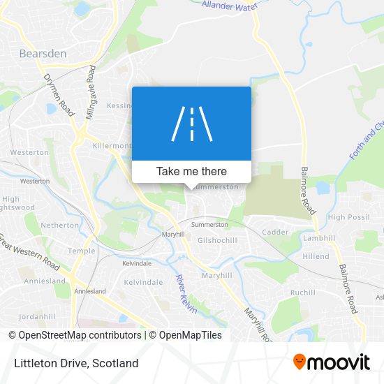Littleton Drive map