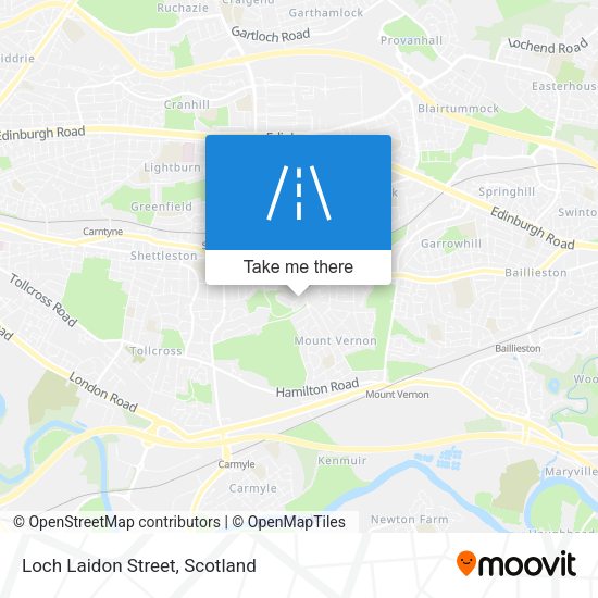 Loch Laidon Street map