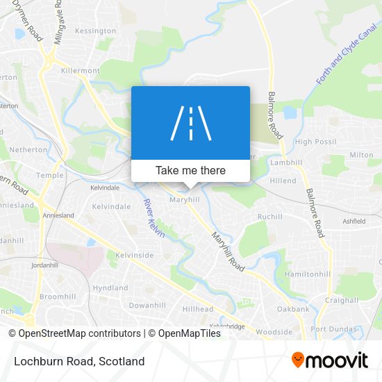 Lochburn Road map