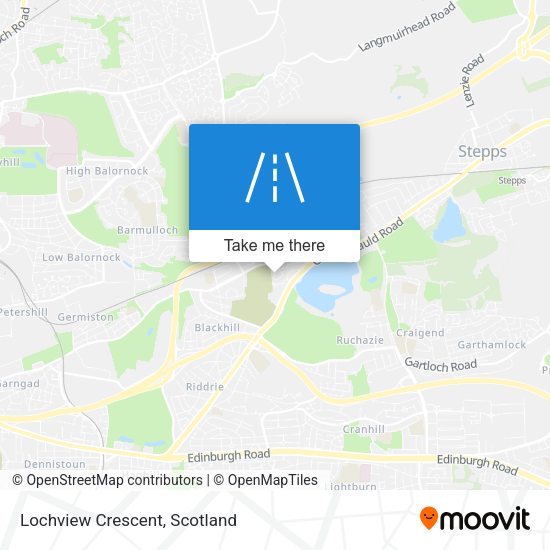 Lochview Crescent map