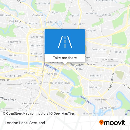 London Lane map