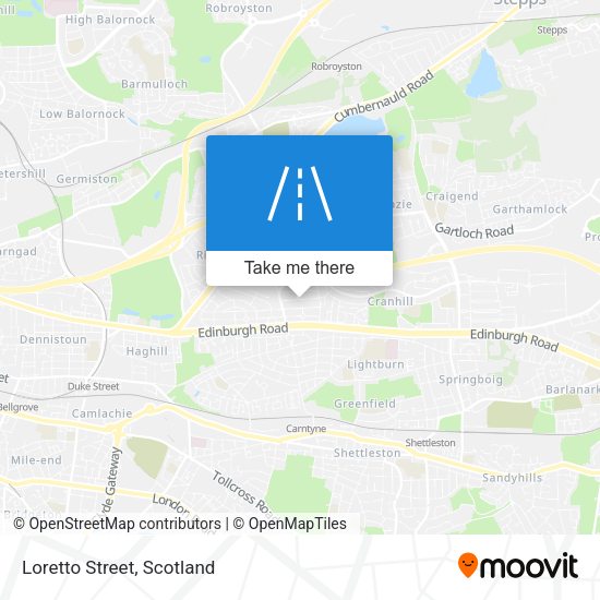 Loretto Street map