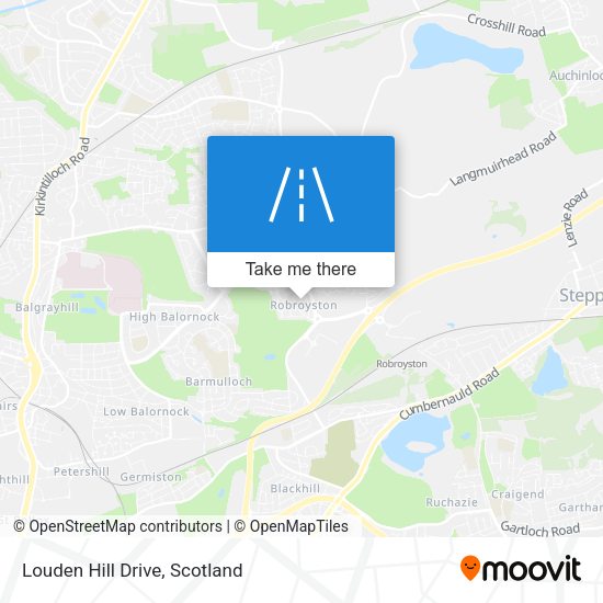 Louden Hill Drive map