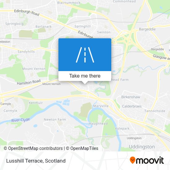 Lusshill Terrace map