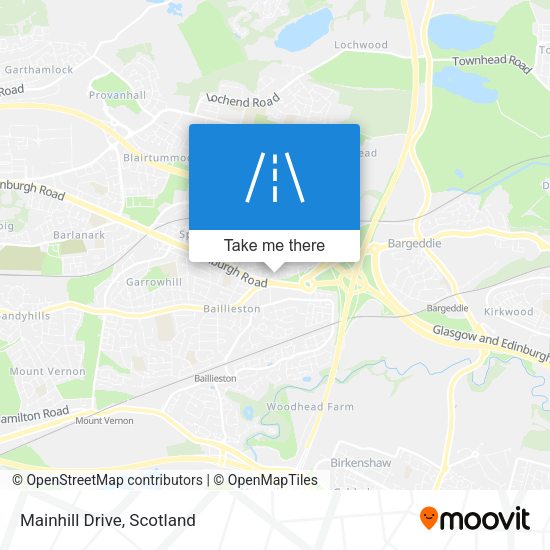 Mainhill Drive map