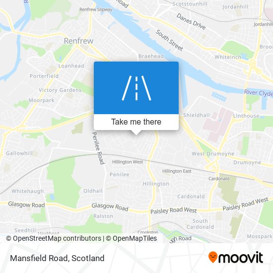 Mansfield Road map