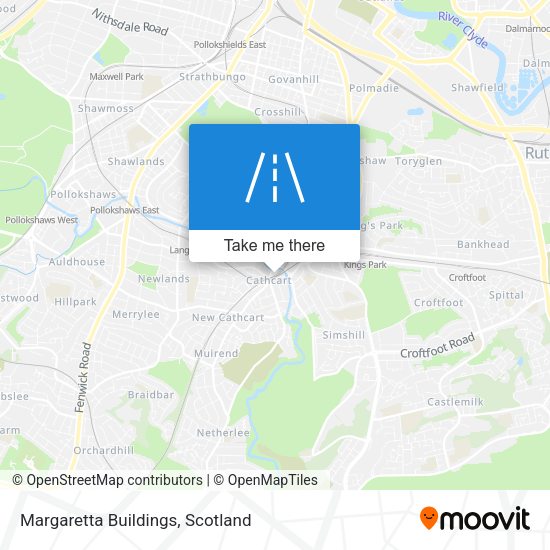 Margaretta Buildings map