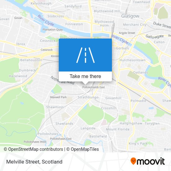 Melville Street map