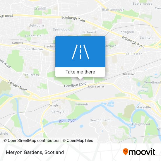 Meryon Gardens map